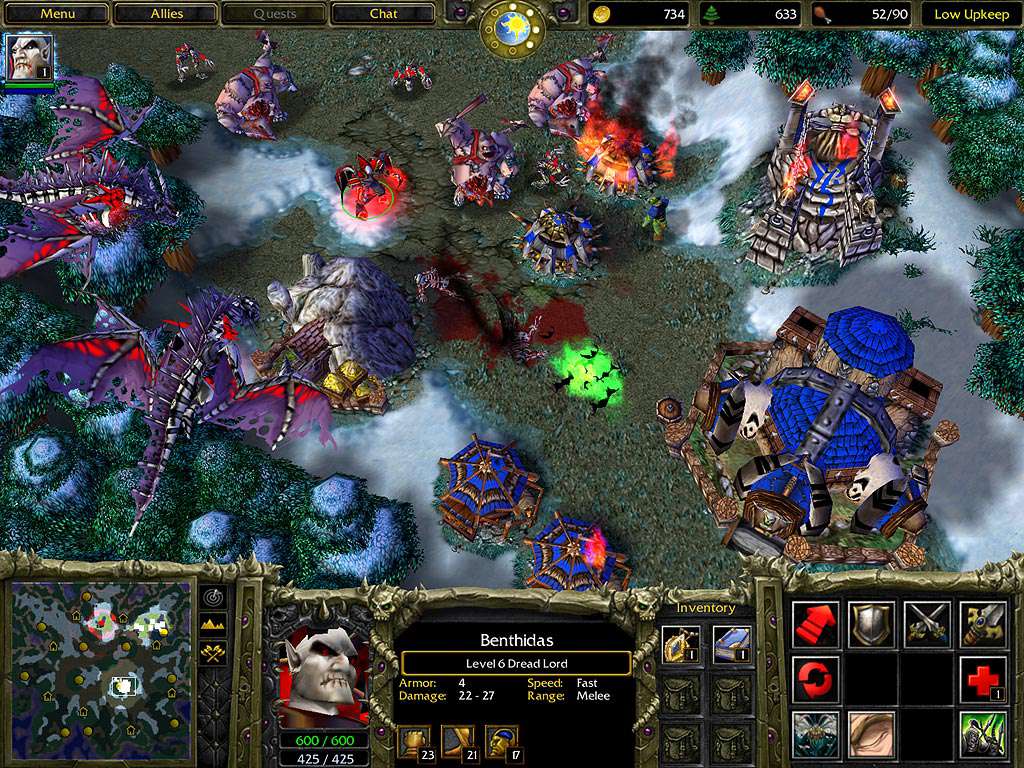 Lúc đầu mình chơi map xây nhà trong Warcraft 3