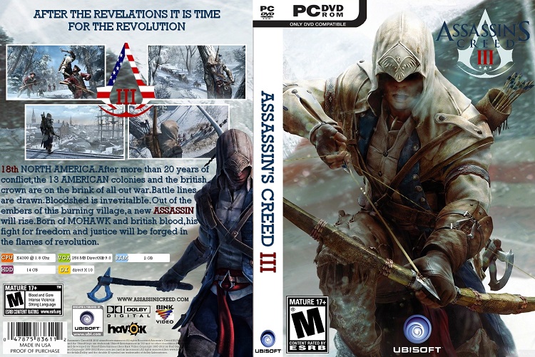 Cấu hình yêu cầu để chơi game Assassin's Creed 3