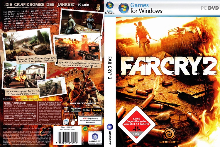 Cấu hình yêu cầu để chơi game Far cry 2 khá nhẹ