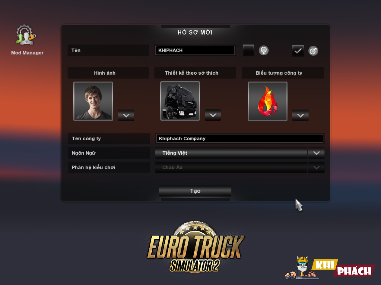 Chơi game lái xe tải Euro Truck Simulator 2 cùng Khiphach nào