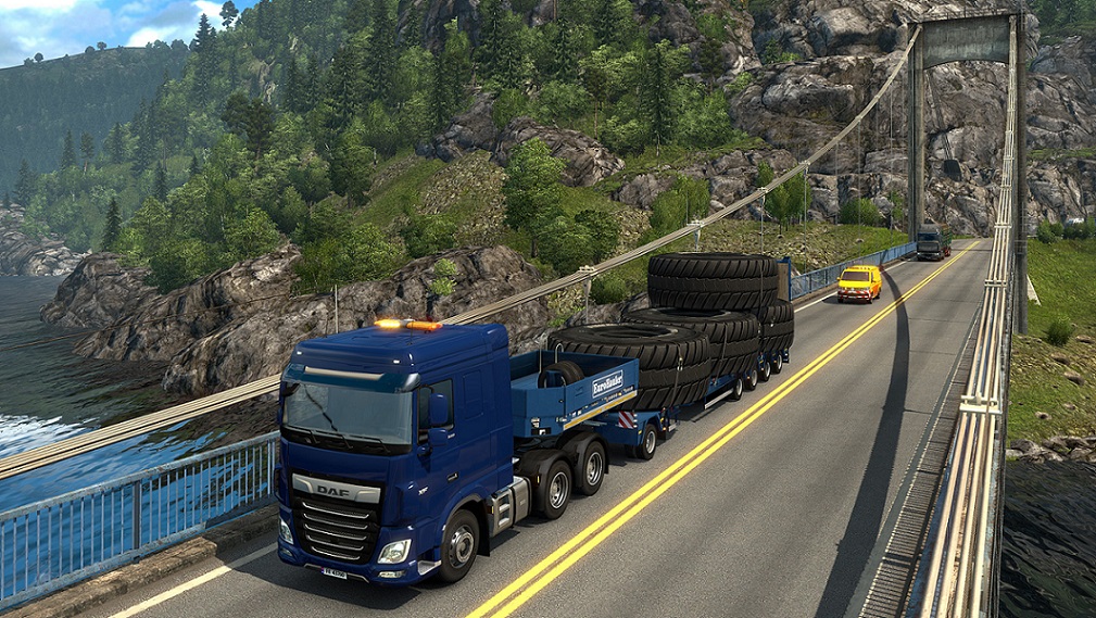 Euro Truck Simulator tuy có cấu hình nhẹ nhưng đồ họa khá đẹp