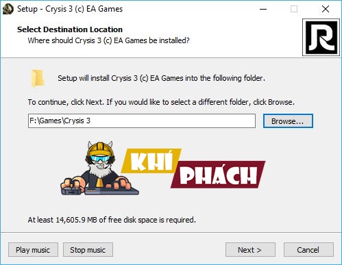 Hướng dẫn cài đặt game Crysis 3 Full cho PC