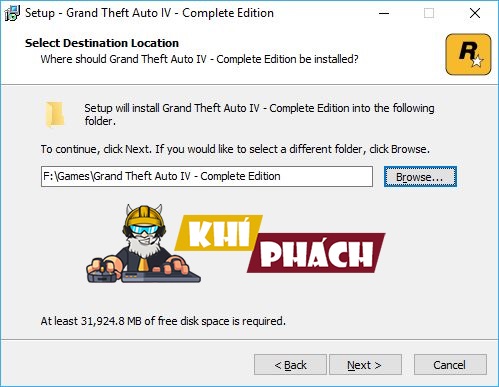 Hướng dẫn cài đặt game GTA IV full cho PC