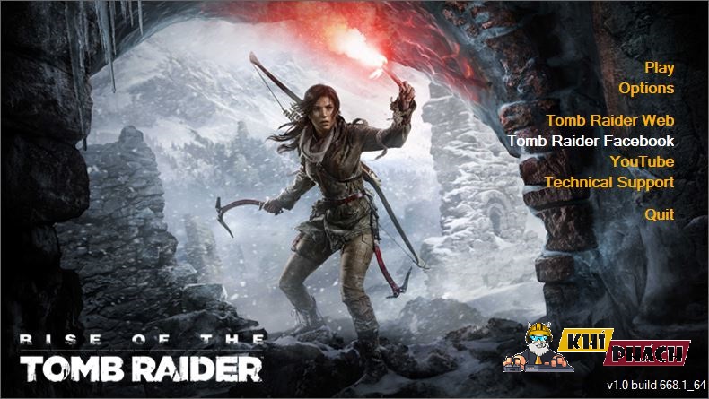 rise of the tomb raider game menu