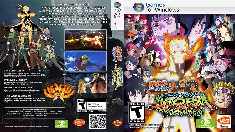 Hướng dẫn cài đặt game Naruto Storm Revolution Full cho PC