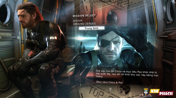Chiến game Metal Gear Solid V: Ground Zeroes cùng Khí Phách nào!!