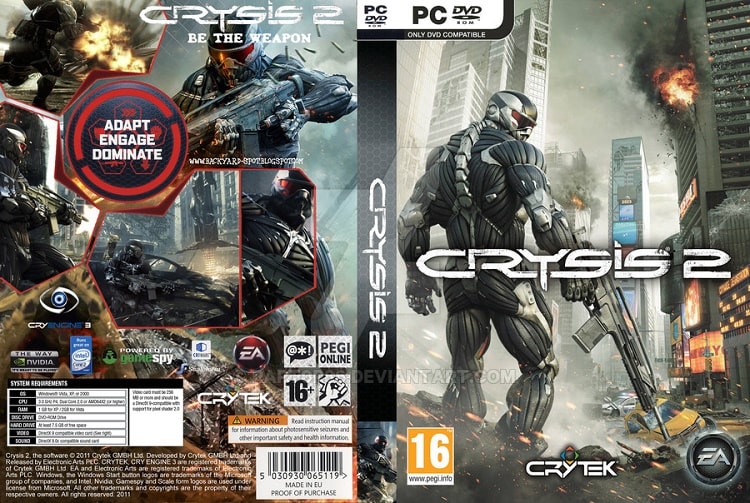 Cấu hình yêu cầu để chơi game Crysis 2 thuộc tầm trung