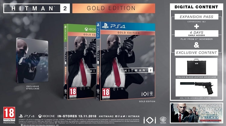 Cấu hình để chiến Hitman 2 Gold Edition full cho PC