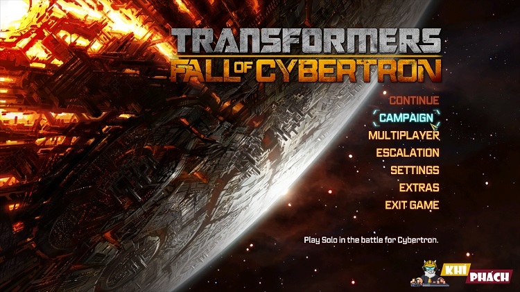 Chiến Transformers: Fall of Cybertron cùng Khí Phách!!