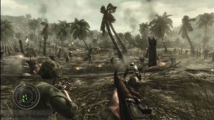 Call of Duty: World at War tái hiện cuộc chiến cực kì khốc liệt