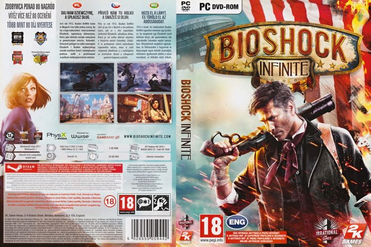 Bioshock Infinite GOTY Edition không yêu cầu cấu hình quá cao.
