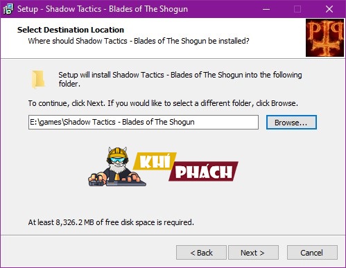 Cài Shadow Tactics: Blades of the Shogun rất dễ anh em à :v