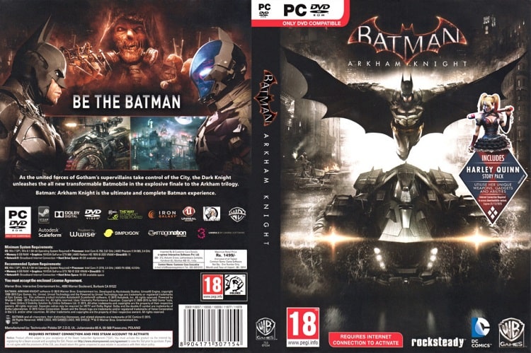 Cấu hình yêu cầu để chiến game Batman Arkham Knight thuộc tầm trung