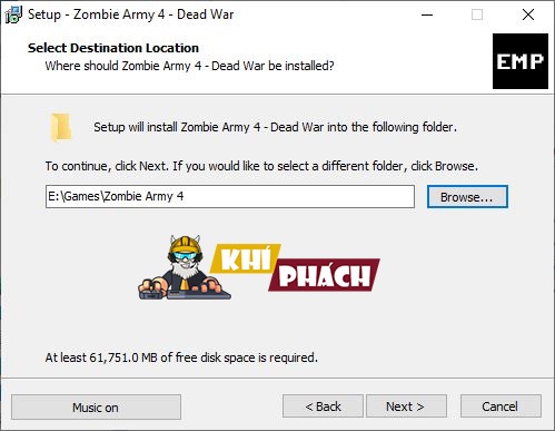 Hướng dẫn cài đặt Zombie Army 4: Dead War Full crack