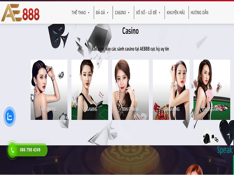 Ảnh 4: Game bài casino AE888