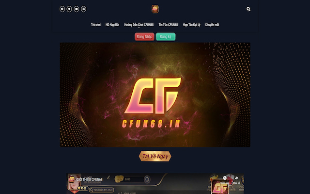 Cfun68 là một trong những trang web cá cược trực tuyến hàng đầu tại Việt Nam